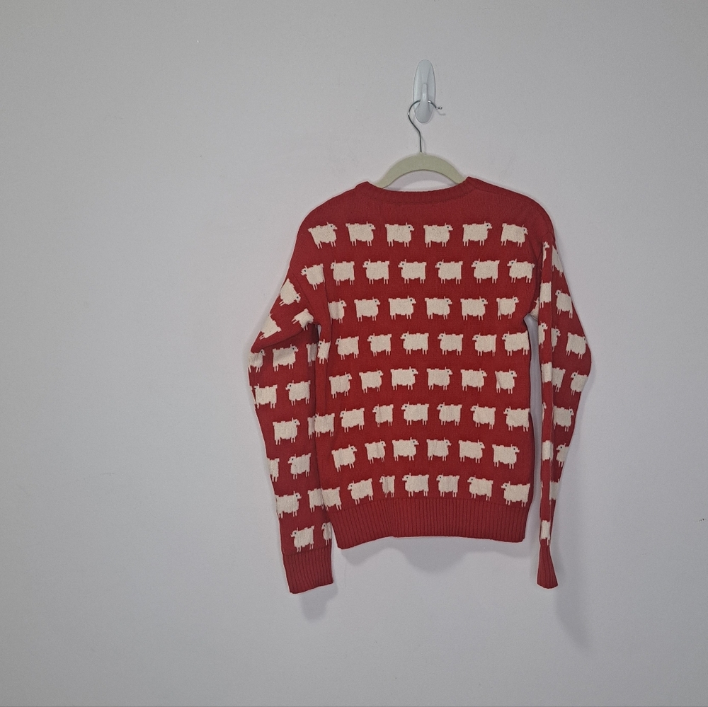 Warm&Wonderful & Rowing Blazers Diana Edition Wool Sheep Sweater Red XS NWOT - Picture 5 of 10